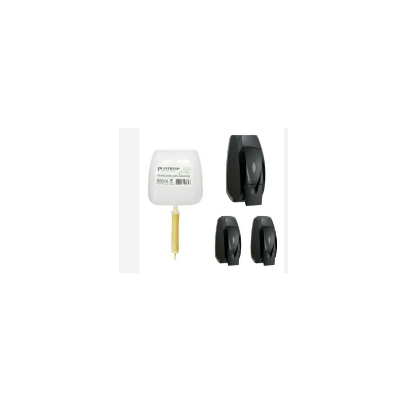 Foto INVOQ SABONETEIRA 800ML LÍQUIDA P/REFIL OU RESERV DISTRIBUIDOR DARK PREMISSE