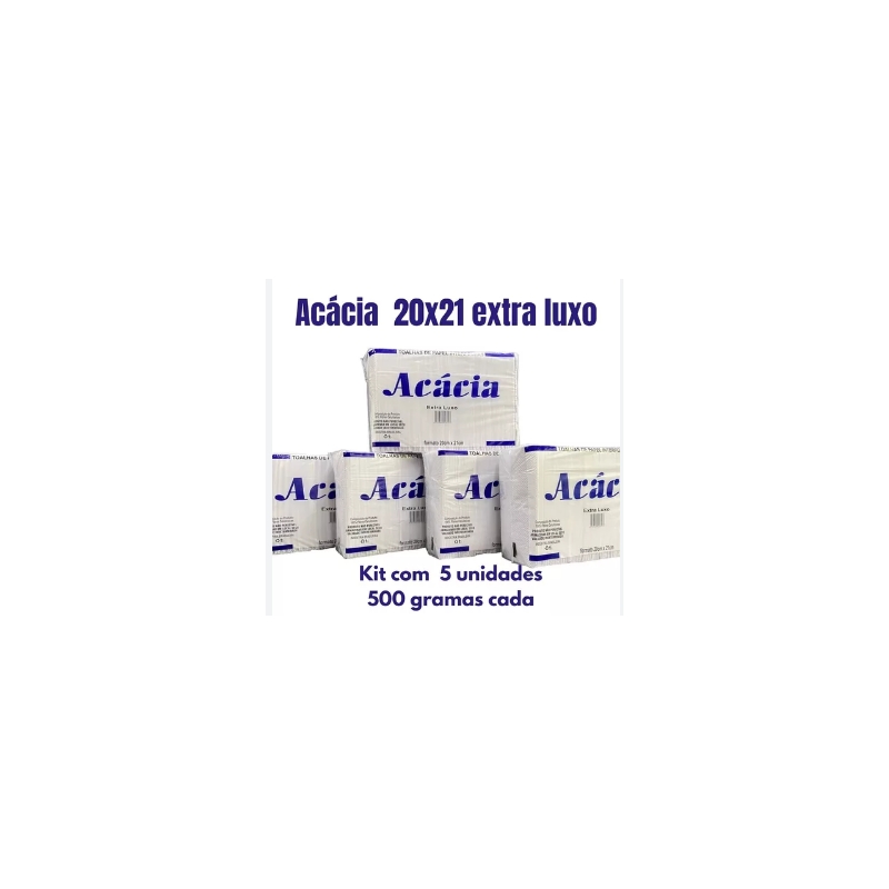 Foto PAPEL TOALHA INTERFOLHA EXTRA LUXO  500FLS 20X21 ACACIA