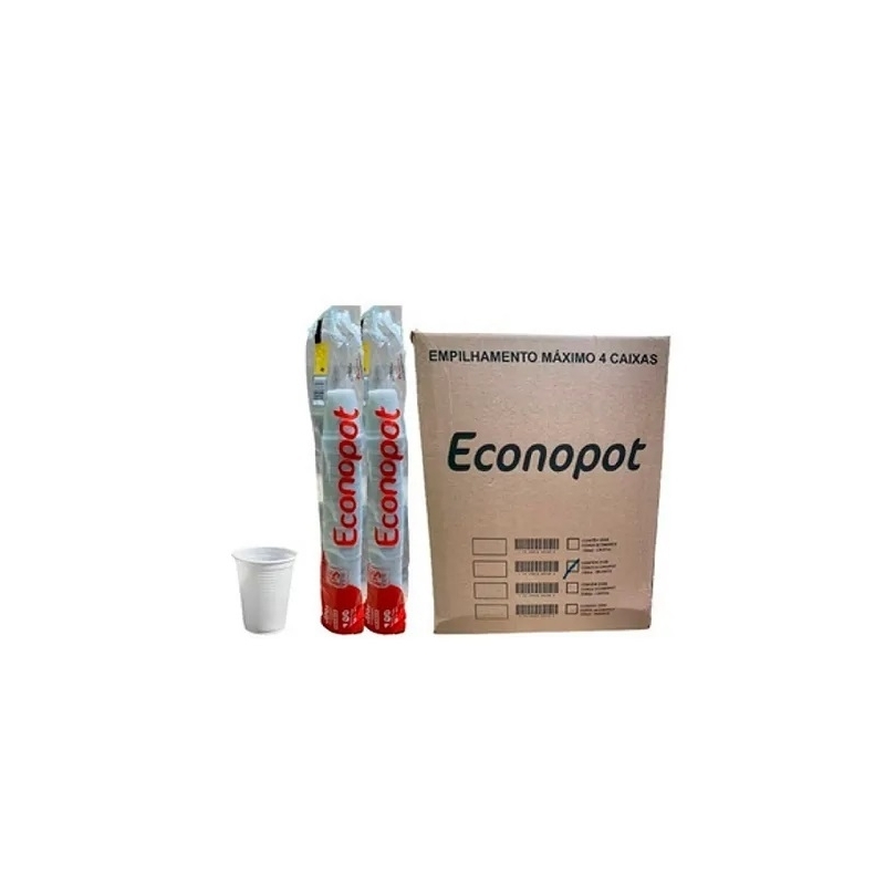 Foto COPO PLASTICO 180ML BR  C/100 ECONOPOTE/19738