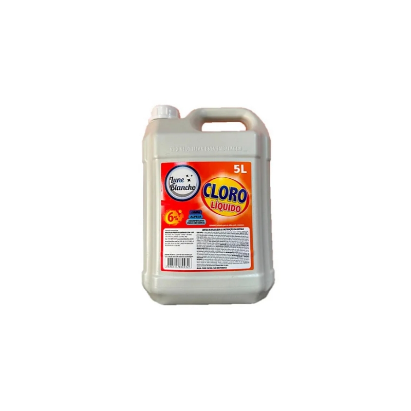 Foto CLORO LIQUIDO 6 POR CENTO 5L LUNE BLANCHE