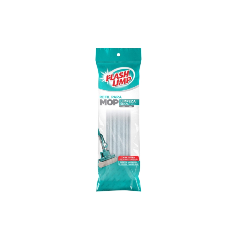 Foto REFIL P/ MOP LIMPEZA GERAL PLUS FLASH LIMP