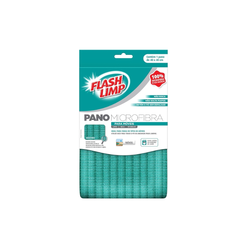 Foto PANO MICROFIBRA PARA MOVEIS FLASH LIMP