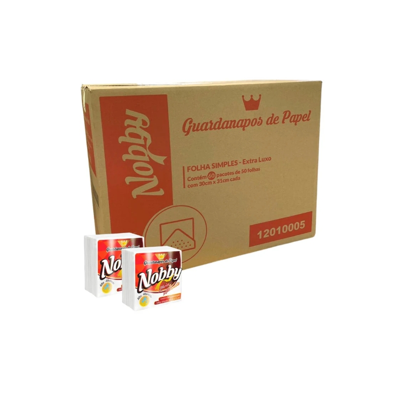 Foto GUARDANAPO MESA FS NOBBY ELX 21CM X 22CM 19G IPEL