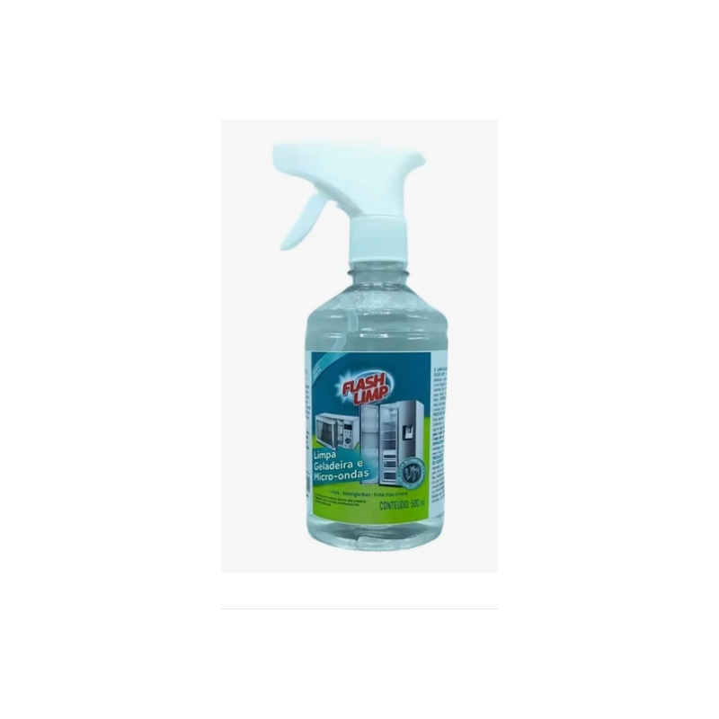 Foto LIMPA GELADEIRA E MICRO-ONDAS 500ML FLASH LIMP