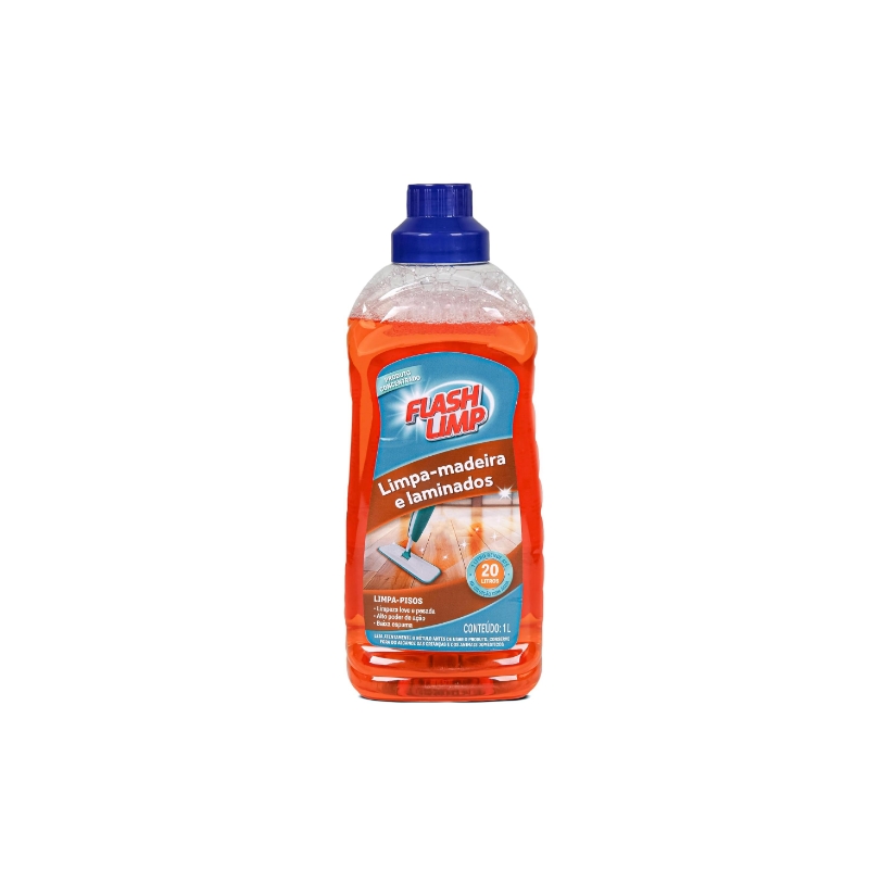 Foto LIMPA MADEIRA E LAMINADOS 1L FLASH LIMP
