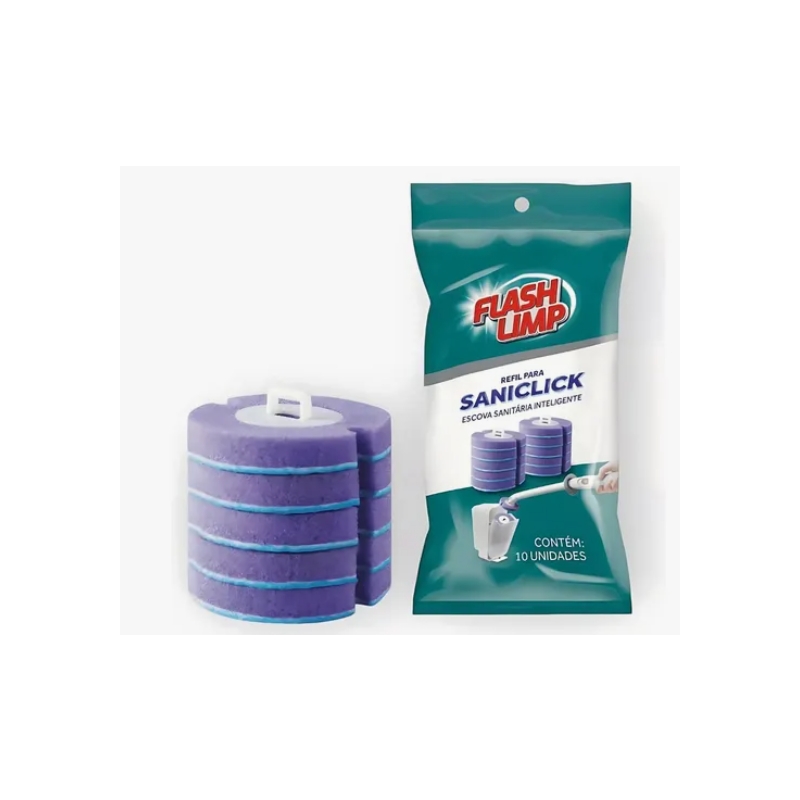 Foto REFIL DESCARTAVEL PARA ESCOVA SANITARIA SANICLICK FLASH LIMP/RBAN2659