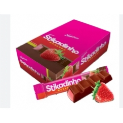 Foto CHOCOLATE STIKADINHO MORANGO 12GRS