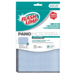 Foto PANO MICROFIBRA PARA VIDROS FLASH LIMP