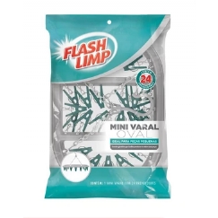 Foto MINI VARAL OVAL COM 24 PRENDEDORES FLASH LIMP